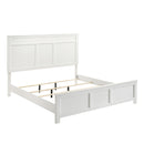  New Classic Furniture Andover B677W Queen Panel Bed - White IMAGE 2