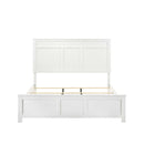  New Classic Furniture Andover B677W Queen Panel Bed - White IMAGE 3