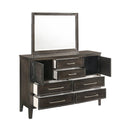  New Classic Furniture Andover B677B-050 Dresser - Nutmeg IMAGE 3