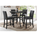  New Classic Furniture Crispin D162-CT-SMK Counter Height Dining Table - Smoke IMAGE 3