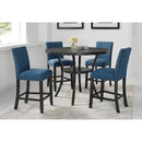 New Classic Furniture Crispin D162-CT-SMK Counter Height Dining Table - Smoke IMAGE 4