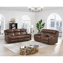 New Classic Furniture Atticus Power Reclining Fabric and Leather Look Sofa U2413-30P2-MCB IMAGE 3