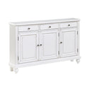 Coast2Coast Viviana 48180 3 Door 3 Drawer Storage Sideboard Credenza with Ogee Edge Top IMAGE 1