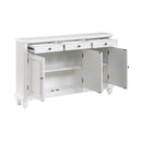  Coast2Coast Viviana 48180 3 Door 3 Drawer Storage Sideboard Credenza with Ogee Edge Top IMAGE 3