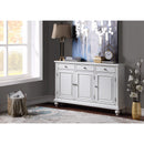  Coast2Coast Viviana 48180 3 Door 3 Drawer Storage Sideboard Credenza with Ogee Edge Top IMAGE 4