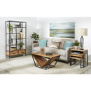  Coast2Coast Carlin 49517 Solid Wood 2 pc Nesting Side End Tables with Open Storage IMAGE 5