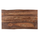  Coast2Coast Henderson 49526 Solid Wood Live Edge Top Cocktail Coffee Table with Black Powder Coated Legs IMAGE 5