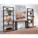  Coast2Coast Henderson 49528 Solid Wood Live Edge Top Console Sofa Table with Black Powder Coated Legs IMAGE 6