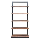  Coast2Coast Rena 49529 Solid Wood Live Edge Shelf Bookcase with Black Powder Coated Frame IMAGE 2