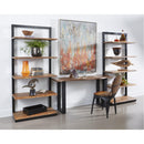  Coast2Coast Rena 49529 Solid Wood Live Edge Shelf Bookcase with Black Powder Coated Frame IMAGE 6