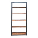  Coast2Coast Rena 49529 Solid Wood Live Edge Shelf Bookcase with Black Powder Coated Frame IMAGE 7