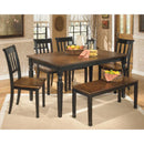  Signature Design by Ashley Owingsville D580 6 pc Dining Set IMAGE 1