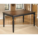 Signature Design by Ashley Owingsville D580 6 pc Dining Set IMAGE 2
