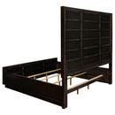  Coaster Furniture Durango 223261KE 77-inch Eastern King Panel Bed - Smoked Peppercorn IMAGE 3