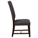  Coaster Furniture Twain 109142 Upholstered Dining Side Chair - Warm Grey IMAGE 9