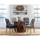  Coaster Furniture Nakia 110033 Woven Rope Dining Side Chairs - Grey IMAGE 9