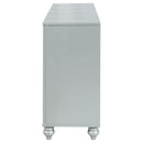  Coaster Furniture Gunnison 223213 6-Drawer Dresser - Silver Metallic IMAGE 8