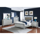  Coaster Furniture Gunnison 223214 Dresser Mirror - Silver Metallic IMAGE 2