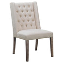  Coaster Furniture Bexley 105143 Fabric Upholstered Dining Side Chair - Beige IMAGE 1