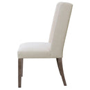  Coaster Furniture Bexley 105143 Fabric Upholstered Dining Side Chair - Beige IMAGE 4