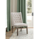  Coaster Furniture Bexley 105143 Fabric Upholstered Dining Side Chair - Beige IMAGE 8