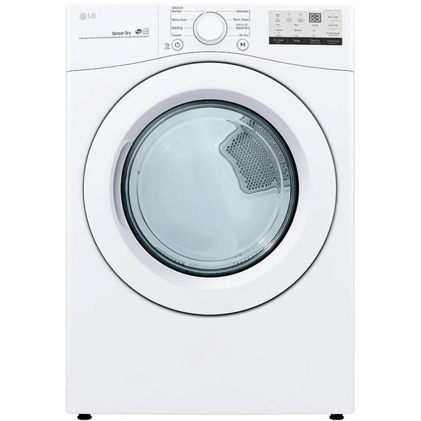  LG 7.4 cu.ft. Electric Dryer with SmartDiagnosis™ DLE3400W IMAGE 1