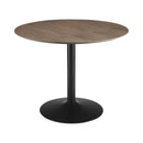  Coaster Furniture Cora 110280 Round 40-inch Wood Top Dining Table - Brown Walnut IMAGE 1