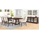  Coaster Furniture Brockway 110311 104-inch Extension Leaf Dining Table - Antique Java IMAGE 4