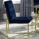  Coaster Furniture Cisco 192493 Velvet Upholstered Dining Side Chair - Gold IMAGE 9