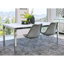  Coaster Furniture Athena 110101 Rectangular 64-inch Faux Marble Dining Table - Chrome IMAGE 6