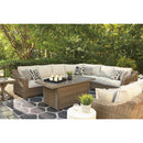  Signature Design by Ashley Beachcroft P791-773 Rectangular Fire Pit Table IMAGE 15