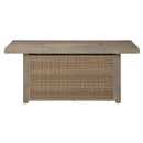  Signature Design by Ashley Beachcroft P791-773 Rectangular Fire Pit Table IMAGE 3