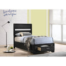  Coaster Furniture Miranda 206361T 51-inch Wood Twin Storage Panel Bed - Black IMAGE 10