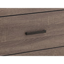  Coaster Furniture Brantford 207040Q Wood Queen Storage Panel Bed - Barrel Oak IMAGE 6