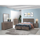  Coaster Furniture Brantford 207042 2-Drawer Nightstand - Barrel Oak IMAGE 12