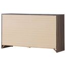 Coaster Furniture Brantford 207043 6-Drawer Dresser - Barrel Oak IMAGE 7