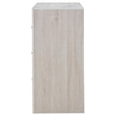  Coaster Furniture Brantford 207053 6-Drawer Dresser - Coastal White IMAGE 4