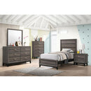  Coaster Furniture Watson 212421T Wood Twin Panel Bed - Grey Oak IMAGE 6