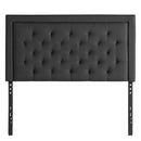 Malouf Hennessy Headboard - Charcoal (King) IMAGE 1