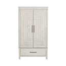  Liberty Furniture Industries Inc. Modern Farmhouse 406W-BR-ARM Armoire - White IMAGE 1