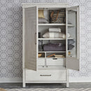  Liberty Furniture Industries Inc. Modern Farmhouse 406W-BR-ARM Armoire - White IMAGE 8