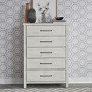  Liberty Furniture Industries Inc. Modern Farmhouse 406W-BR41 Chest - White IMAGE 8