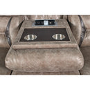  New Classic Furniture Roswell Reclining Fabric and Leather Look Sofa U4227-30-PTR IMAGE 10