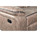  New Classic Furniture Roswell Reclining Fabric and Leather Look Sofa U4227-30-PTR IMAGE 8