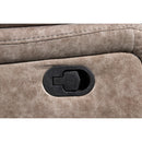  New Classic Furniture Roswell Reclining Fabric and Leather Look Loveseat U4227-25-PTR IMAGE 8