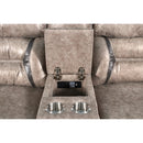  New Classic Furniture Roswell Reclining Fabric and Leather Look Loveseat U4227-25-PTR IMAGE 9