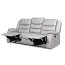  New Classic Furniture Granada Reclining Fabric and Leather Look Sofa U1598-30-AGY IMAGE 3