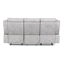  New Classic Furniture Granada Reclining Fabric and Leather Look Sofa U1598-30-AGY IMAGE 5