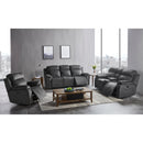  New Classic Furniture Tango U396-25P1-SHW Power Console Loveseat with Speaker - Shadow IMAGE 11