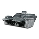  New Classic Furniture Tango U396-25P1-SHW Power Console Loveseat with Speaker - Shadow IMAGE 4
